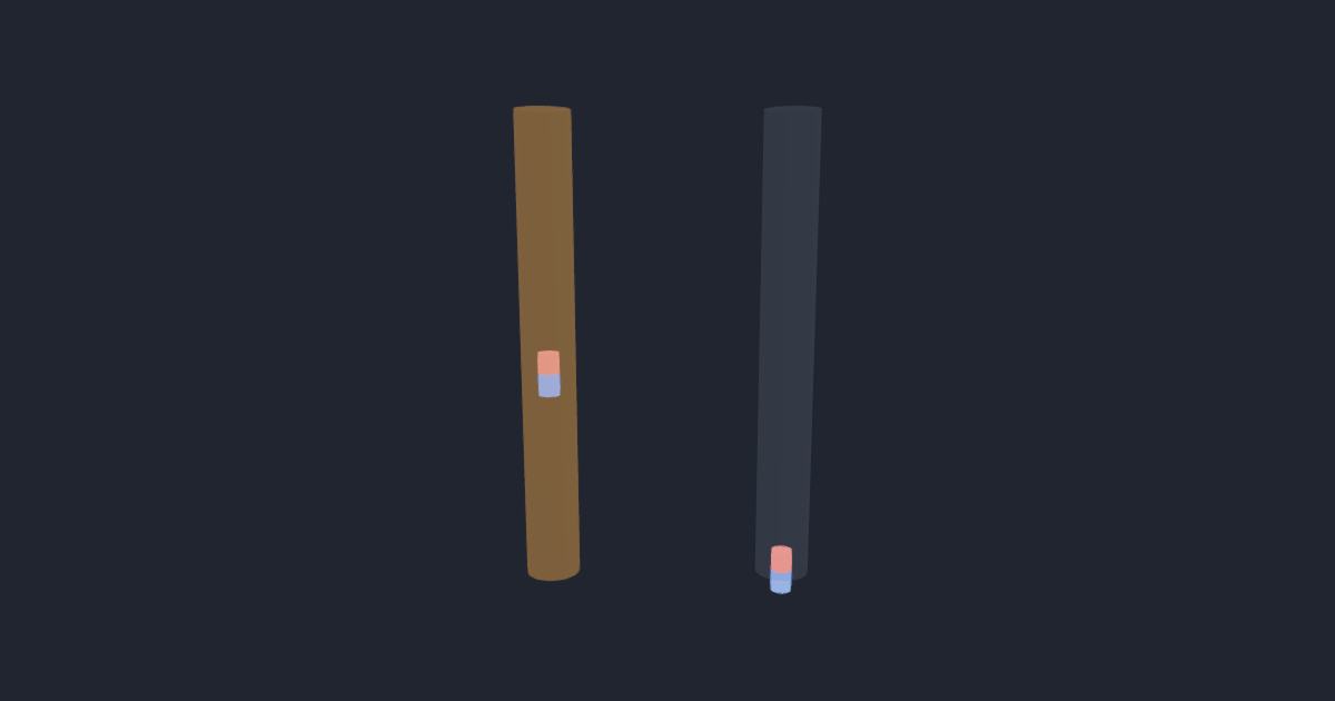 Eddy braking · Lenz's law simulation running in the browser