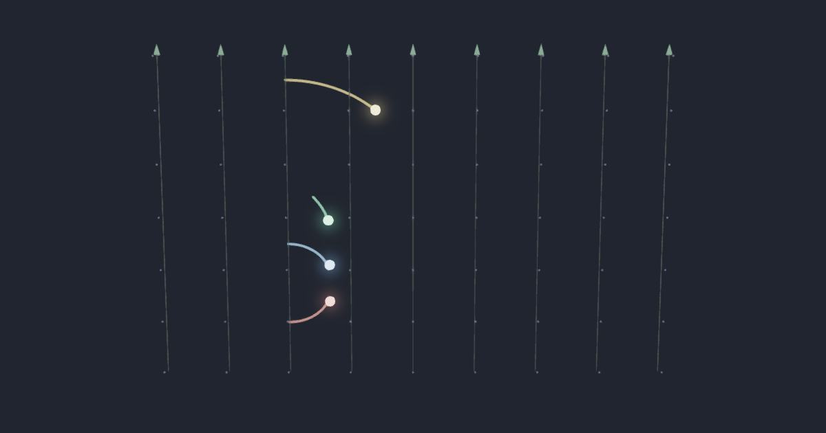 E×B drift · crossed fields simulation running in the browser