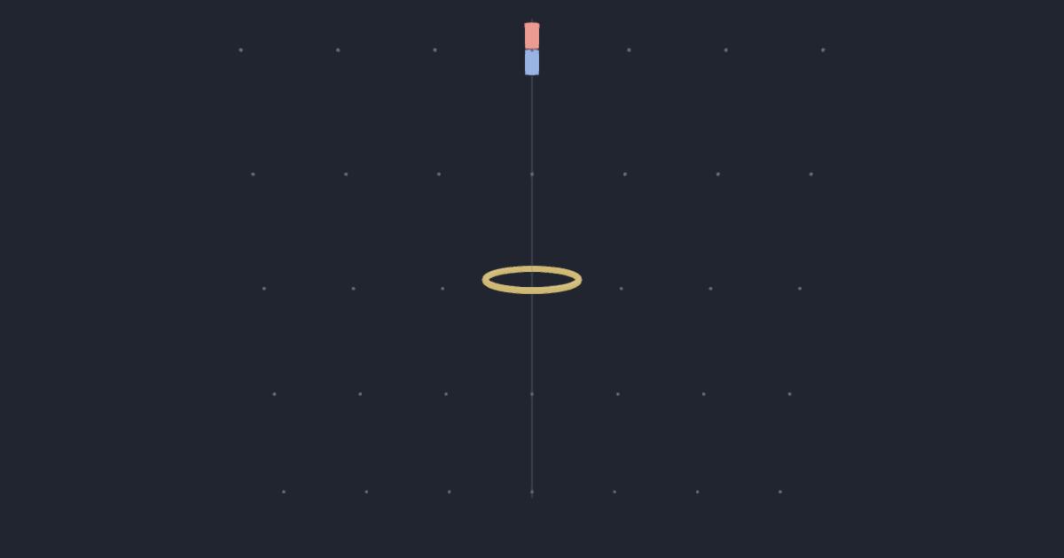 Faraday's law · induction simulation running in the browser