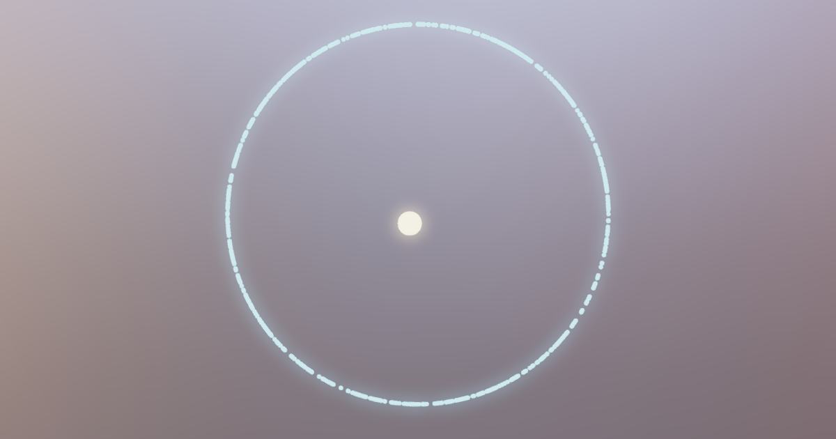 Kuramoto sync simulation running in the browser