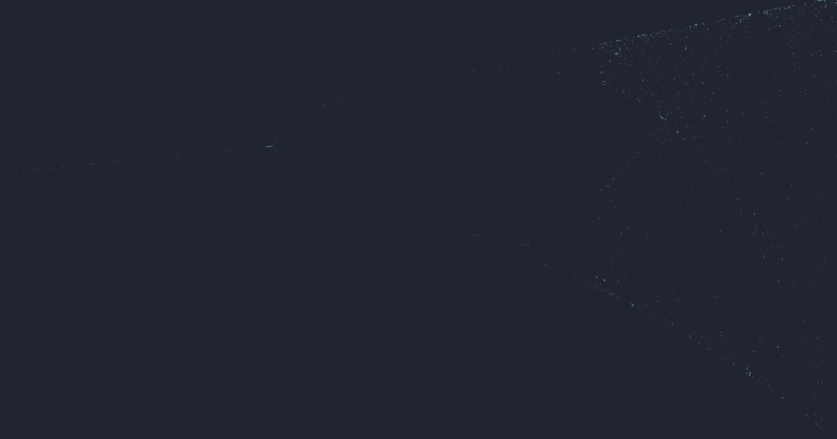 Logistic map simulation running in the browser