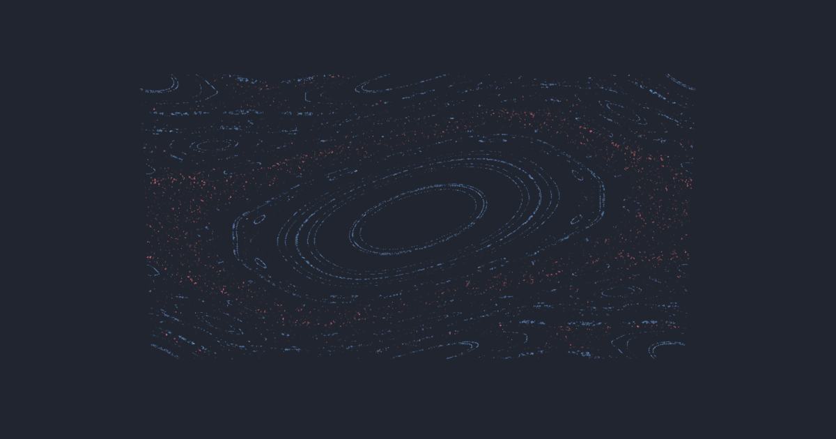 Standard map simulation running in the browser