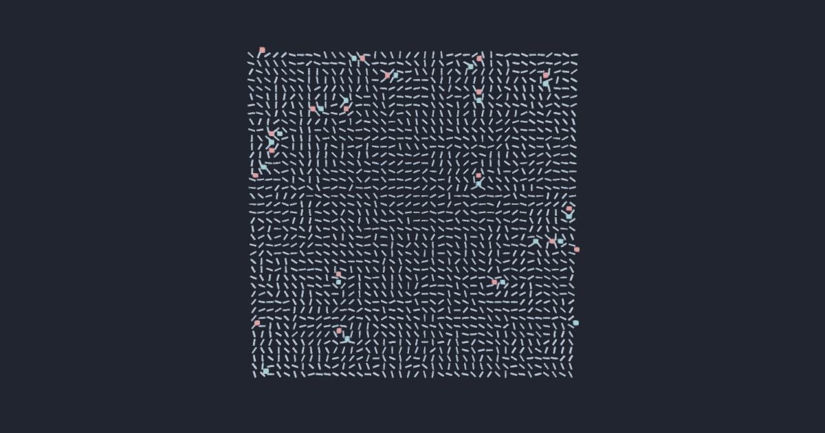 2-D XY model · Kosterlitz–Thouless simulation running in the browser